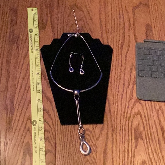 Chico's Silver Necklace Collection Modern Minimalist Design - Picture 4 of 5